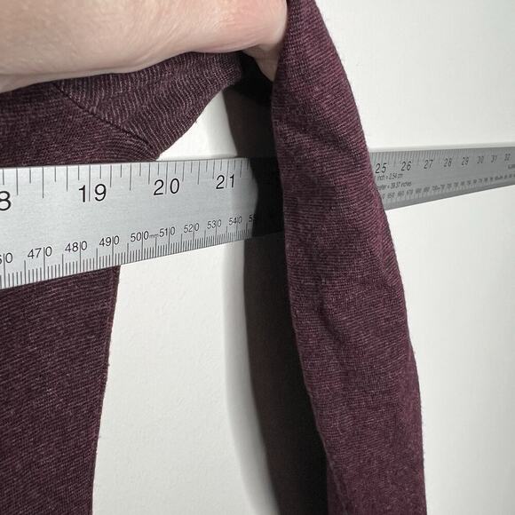 Cut Loose Dress Womens Medium Purple Long Sleeve Stretch Jersey‎ Casual - Picture 9 of 10